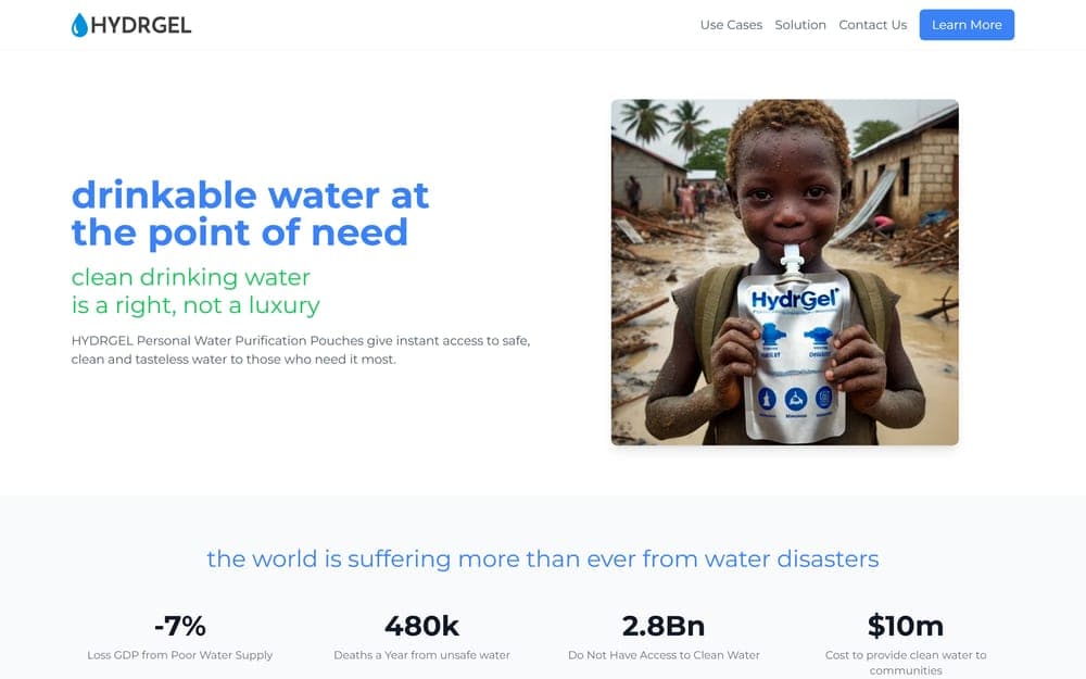 HYDRGEL product screenshot
